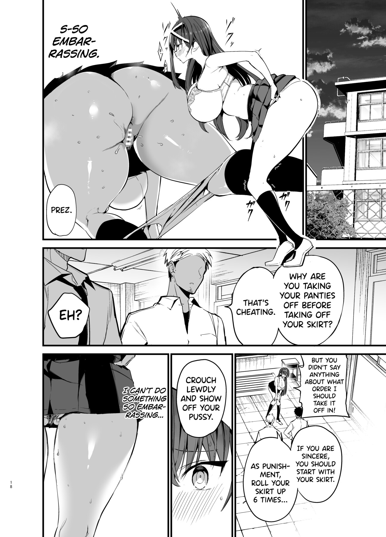 Hentai Manga Comic-The Fall of the Morals Committee President-Read-17